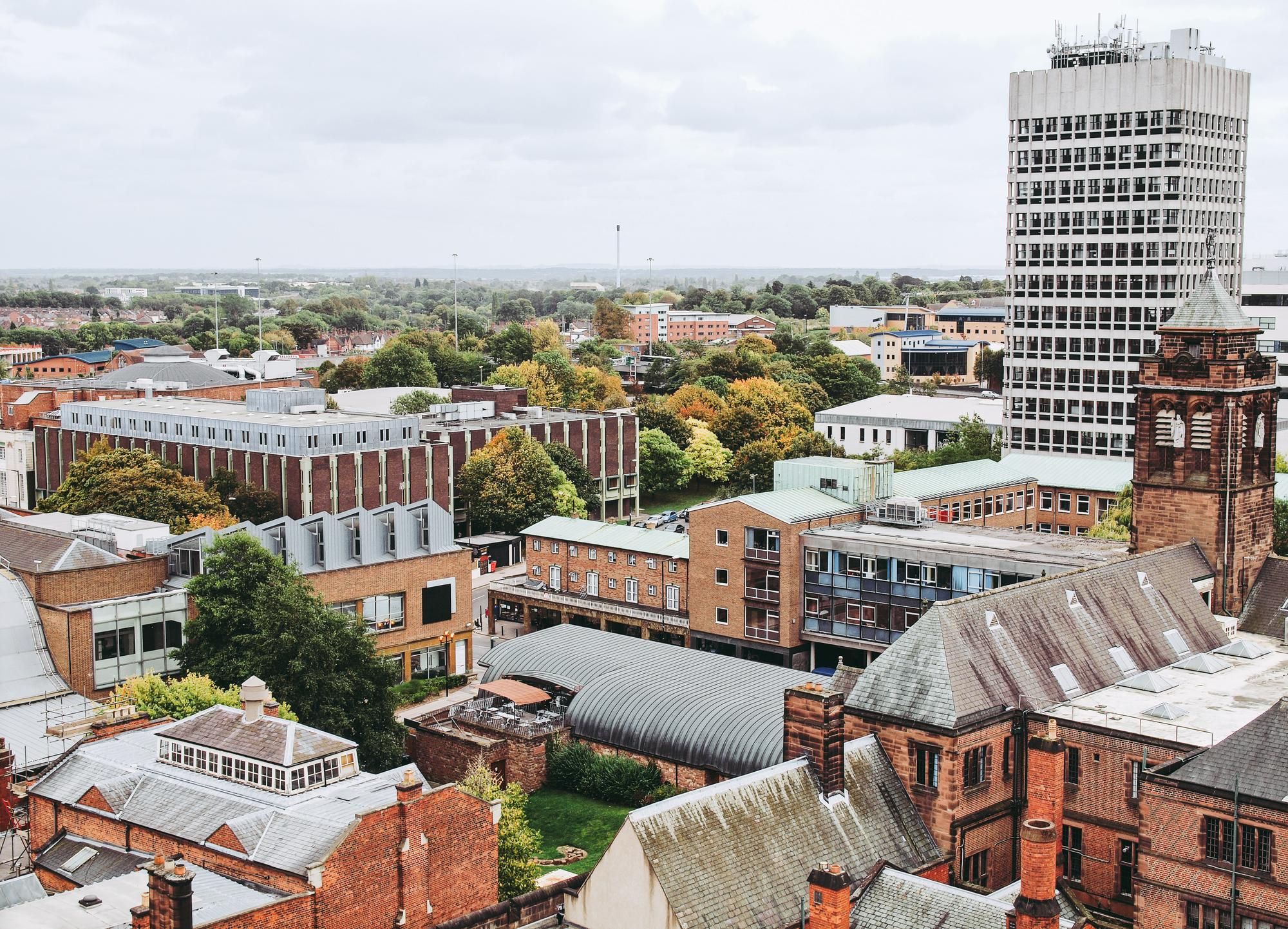 Bracknell town center for local taxi and airport transfer services
